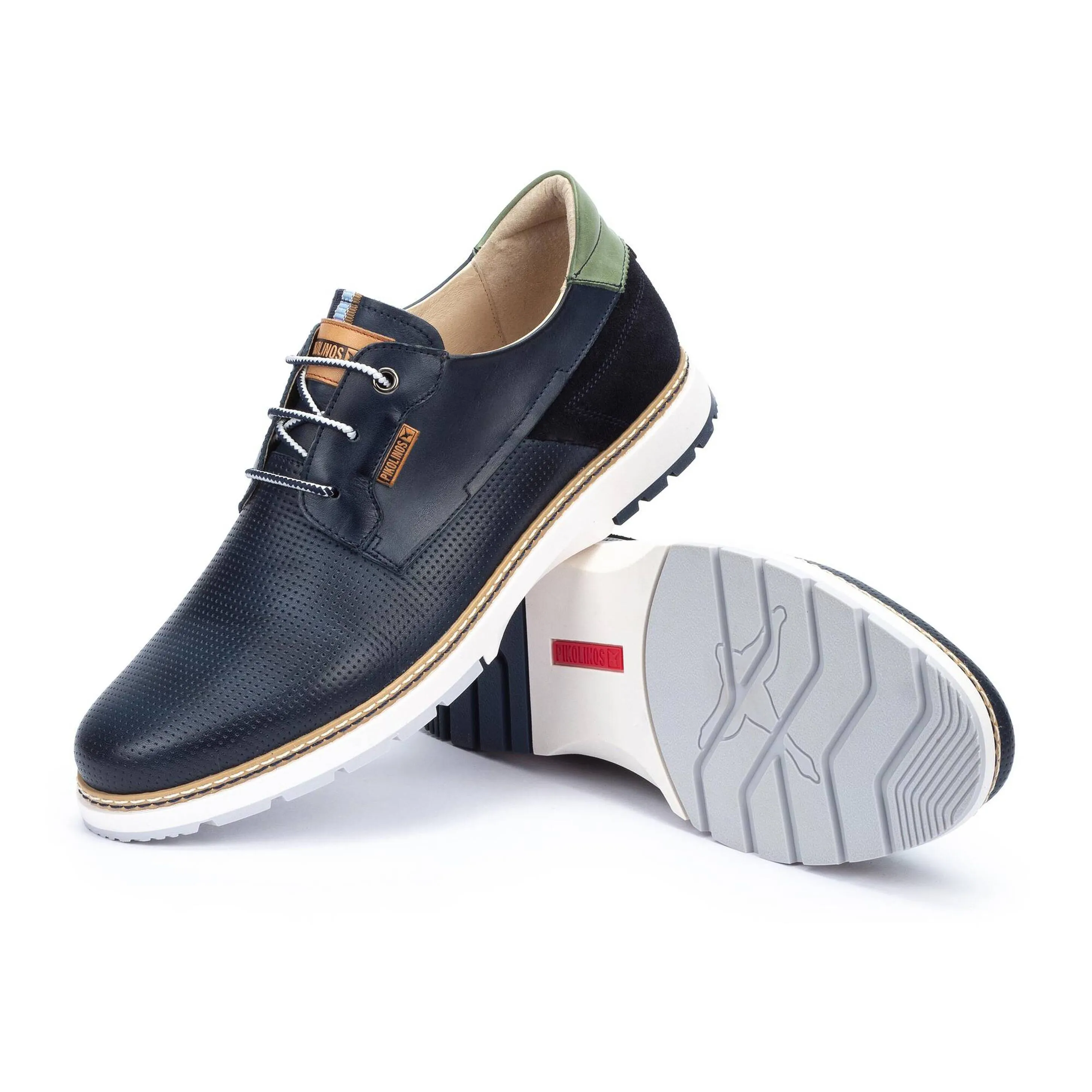 Pikolinos Oliver M8A-4222 Mens Leather Lace Up Derby Shoe