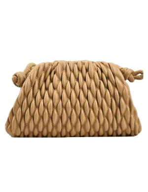 PRE-ORDER-St. Barths La Robe Quilted Bubble Pouch Crossbody