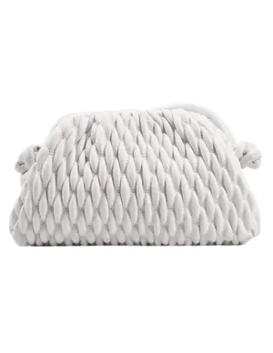 PRE-ORDER-St. Barths La Robe Quilted Bubble Pouch Crossbody