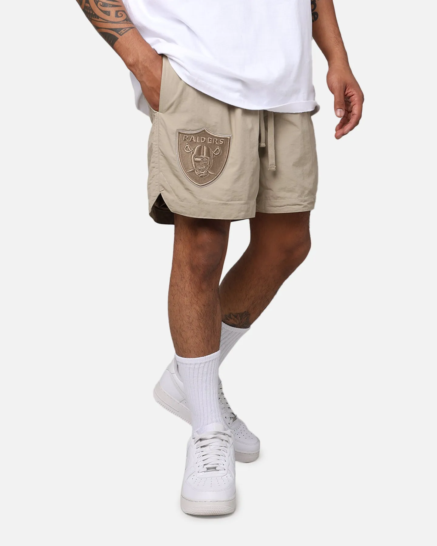 Pro Standard Las Vegas Raiders Neutral 2.0 Shorts Taupe