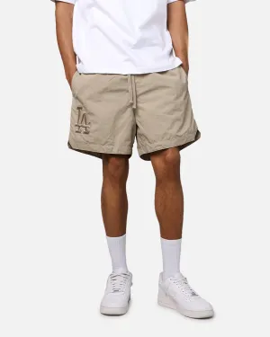 Pro Standard Los Angeles Dodgers Neutral 2.0 Shorts Taupe