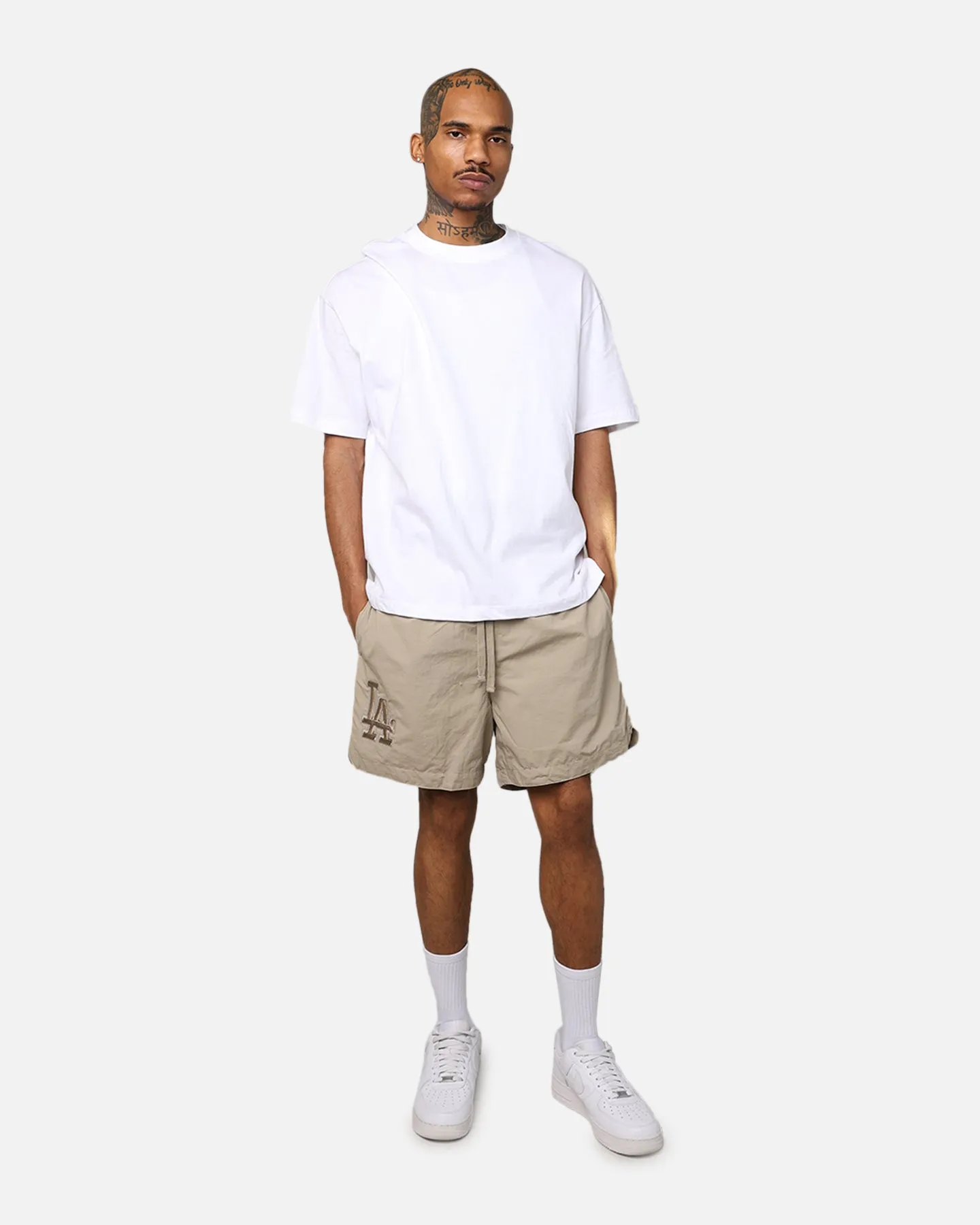 Pro Standard Los Angeles Dodgers Neutral 2.0 Shorts Taupe