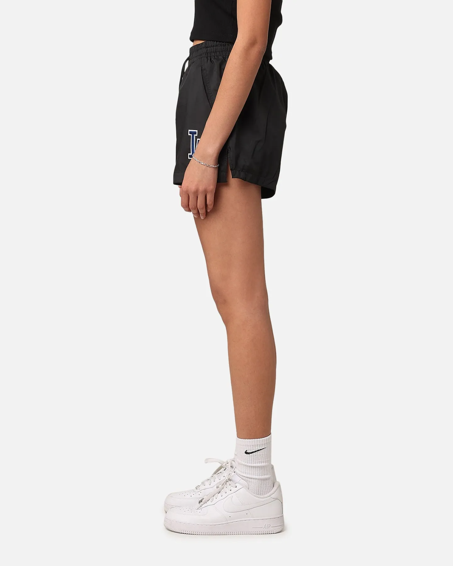Pro Standard Women's Los Angeles Dodgers Woven Shorts Black