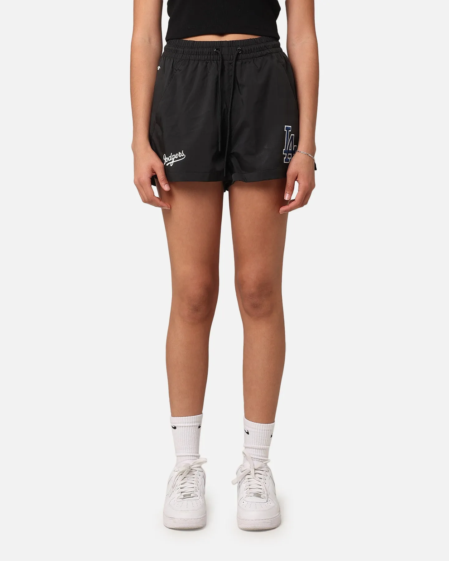 Pro Standard Women's Los Angeles Dodgers Woven Shorts Black