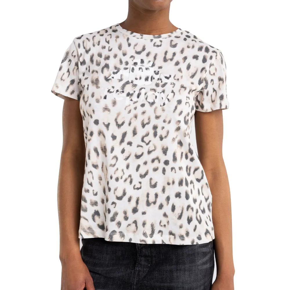Replay Women's All Over Print Light Cotton T-shirt