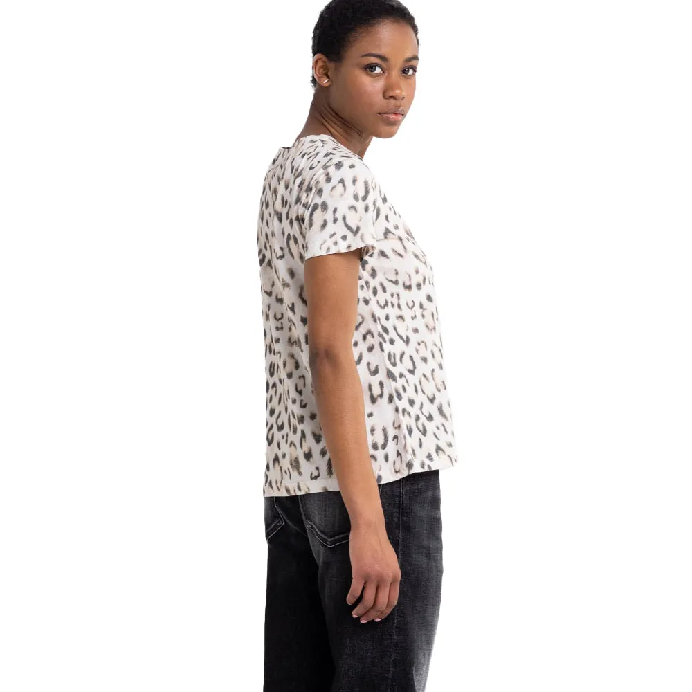 Replay Women's All Over Print Light Cotton T-shirt