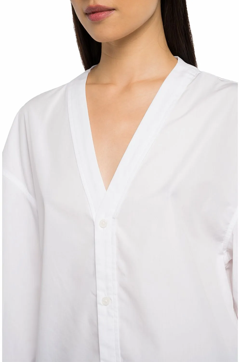 Replay Women's Cotton Popeline Slim Shirt