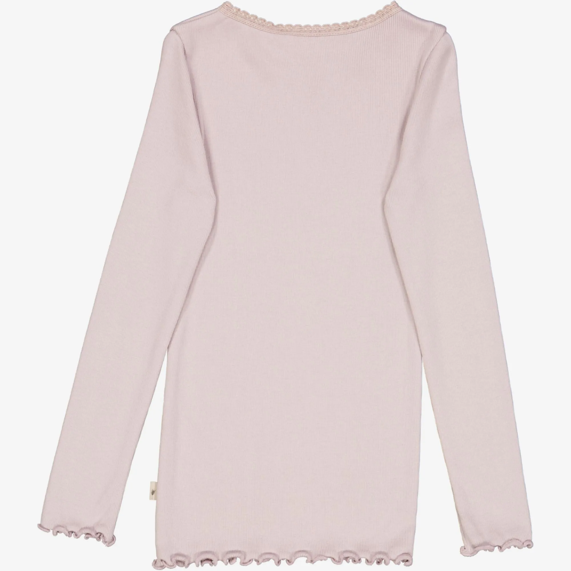 Rib T-Shirt Lace LS - soft lilac Wheat