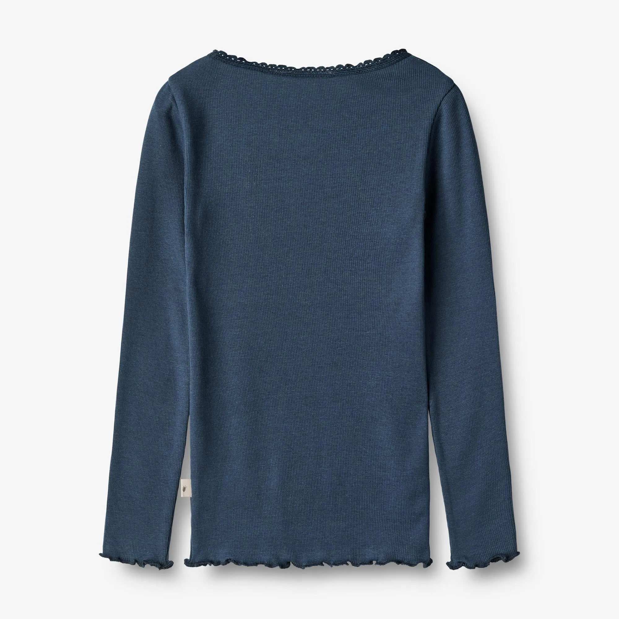 Rib T-Shirt L/S Reese - blue waves Wheat