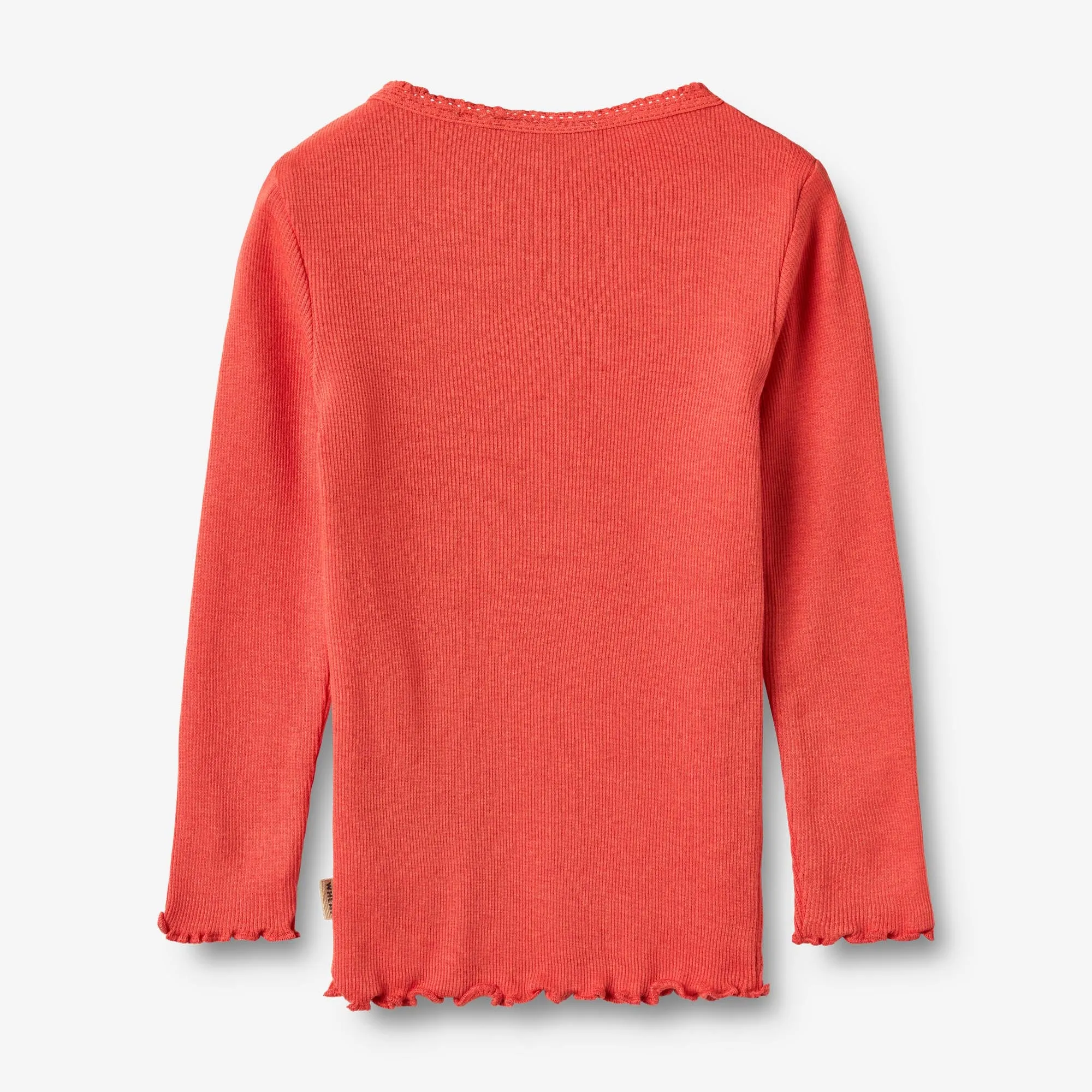 Rib T-Shirt L/S Reese - candy red Wheat