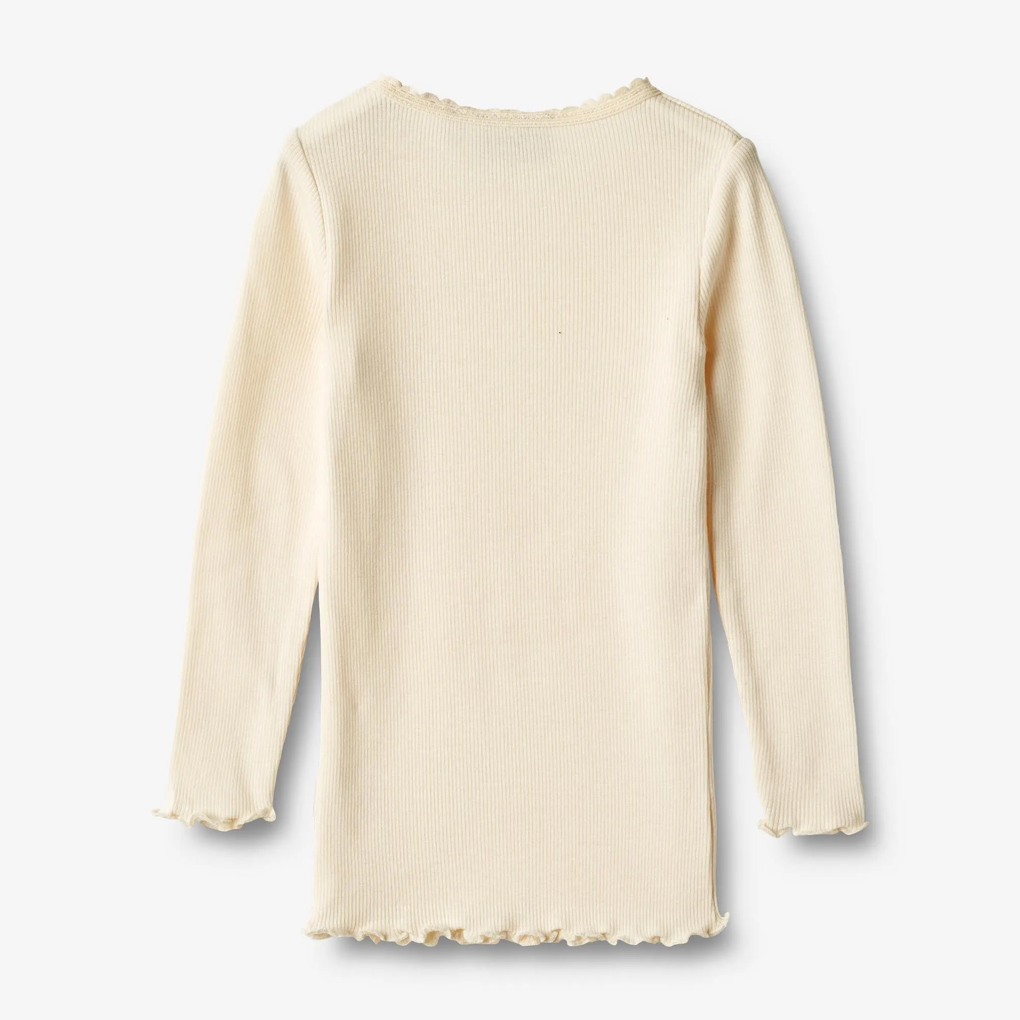 Rib T-Shirt L/S Reese - cream Wheat