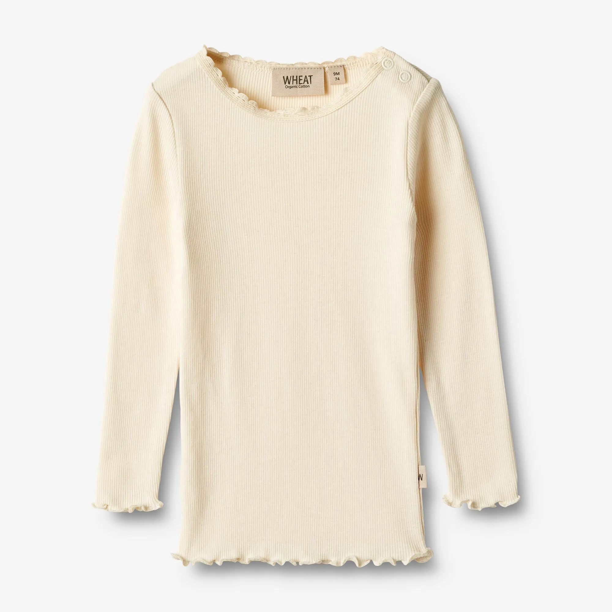 Rib T-Shirt L/S Reese - cream Wheat