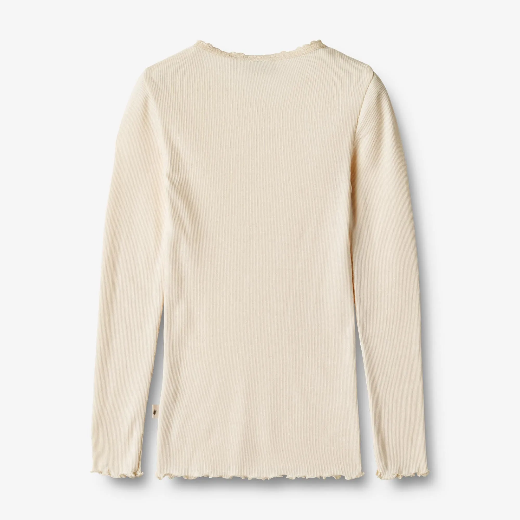 Rib T-Shirt L/S Reese - cream Wheat