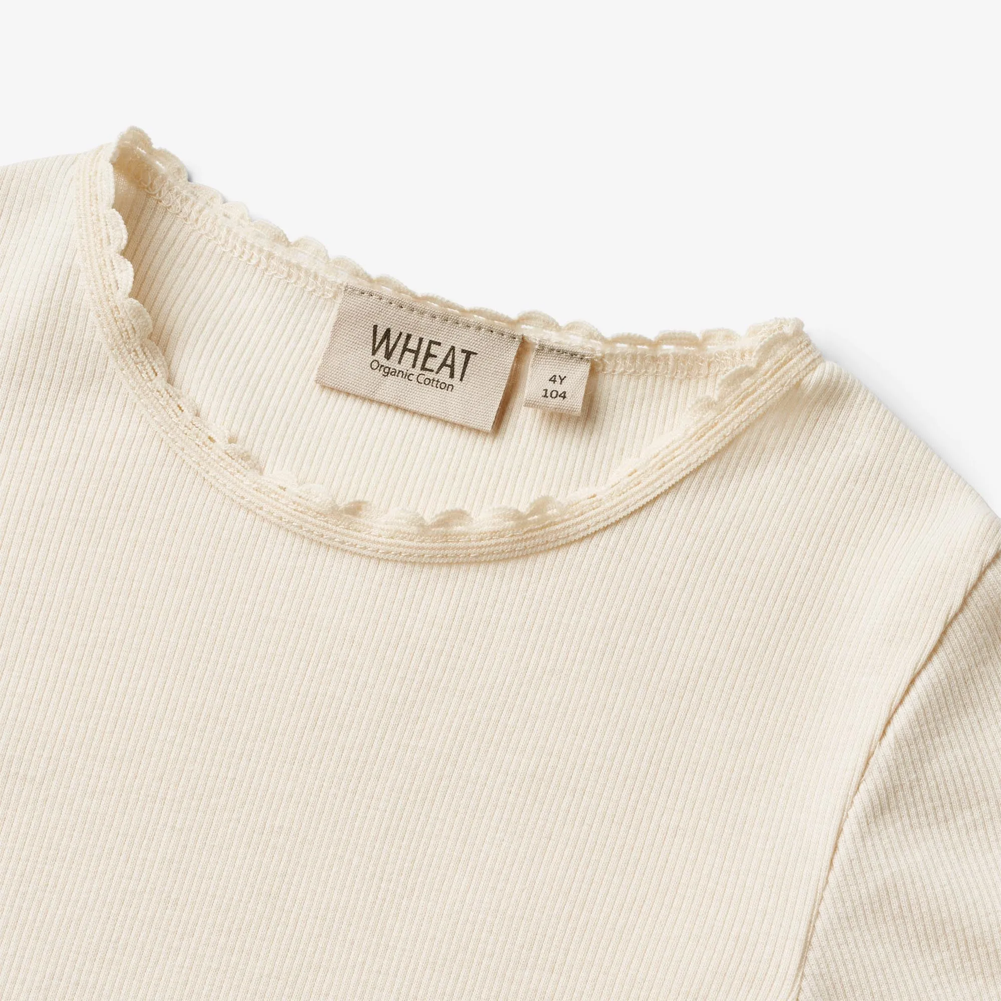 Rib T-Shirt L/S Reese - cream Wheat