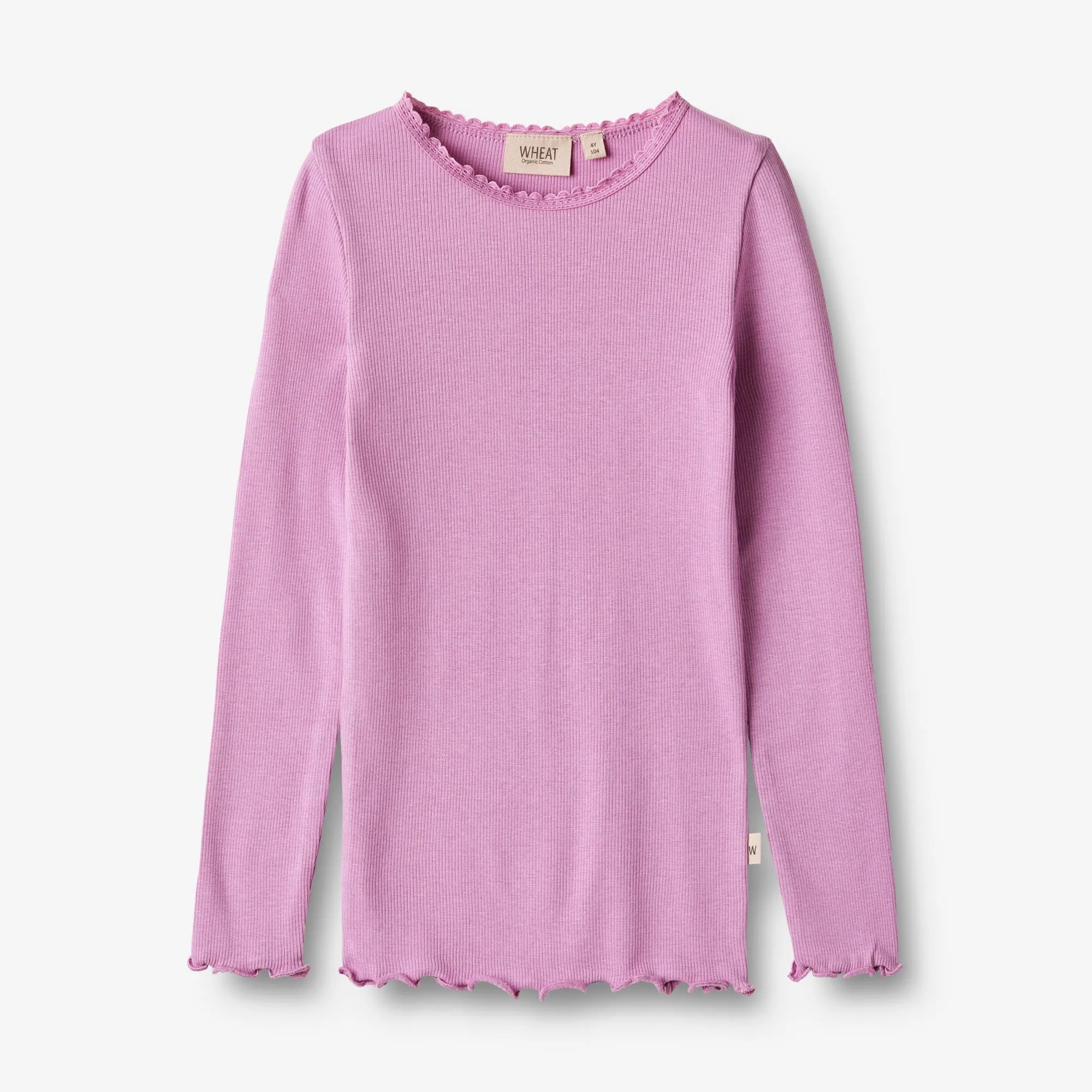 Rib T-Shirt L/S Reese - iris Wheat