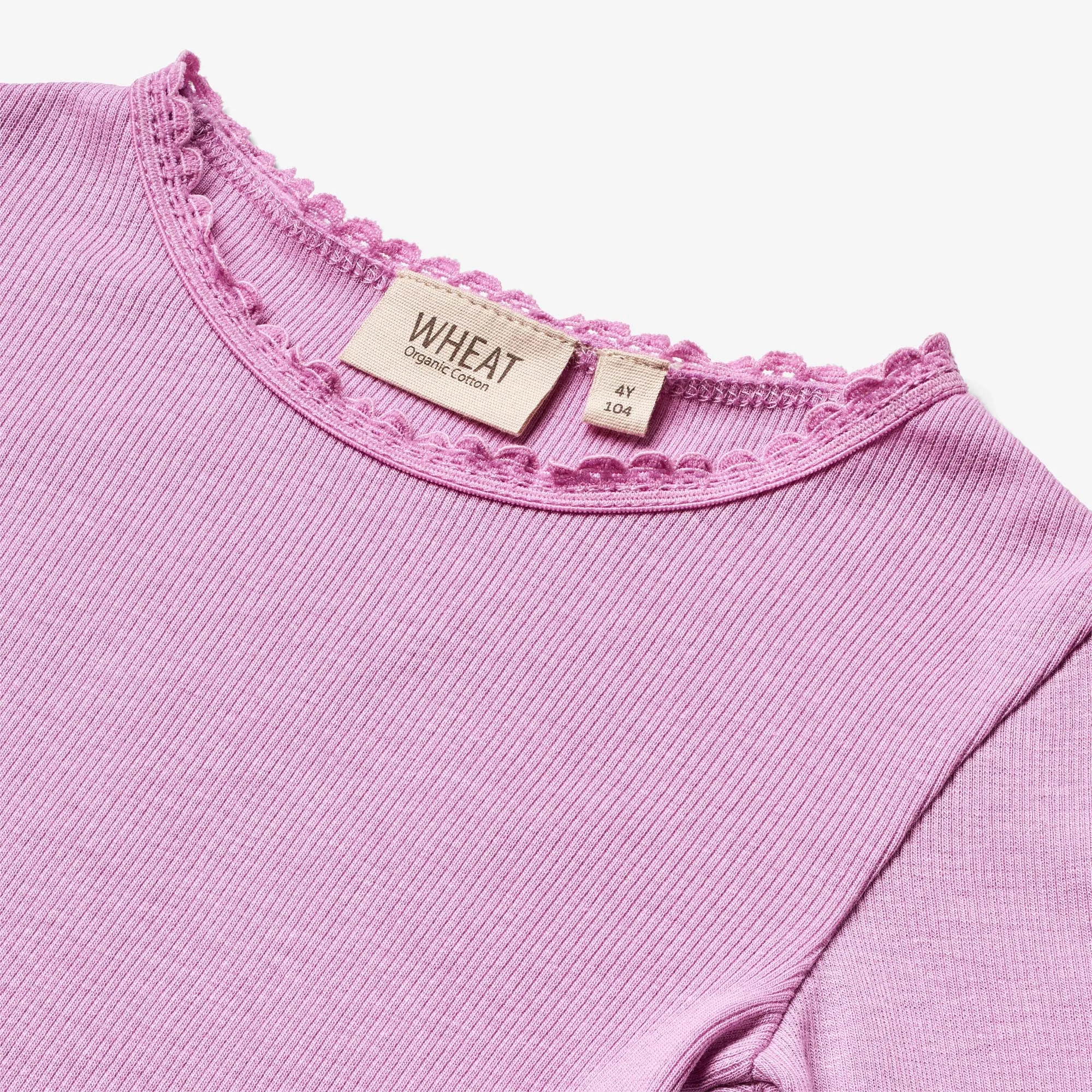 Rib T-Shirt L/S Reese - iris Wheat
