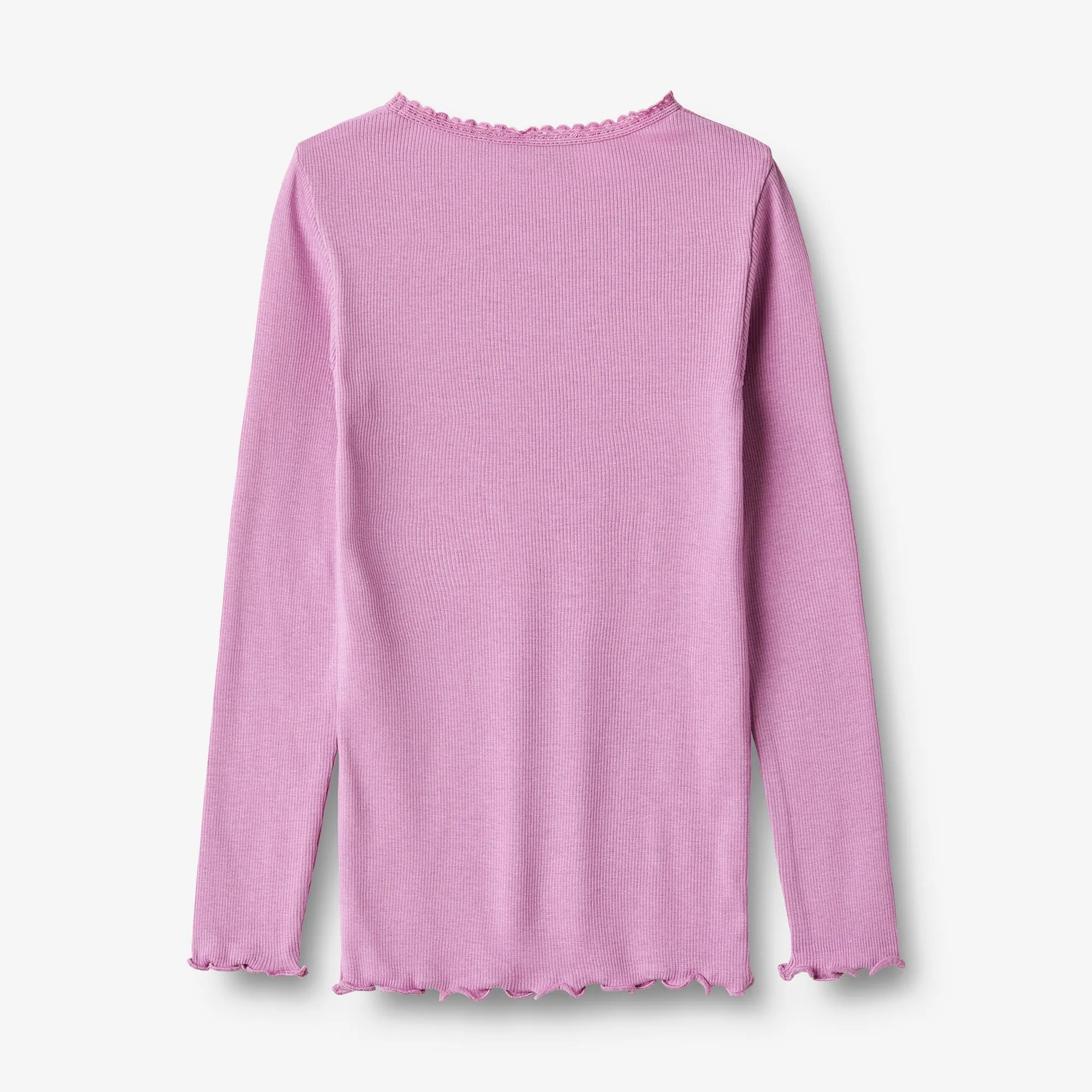 Rib T-Shirt L/S Reese - iris Wheat