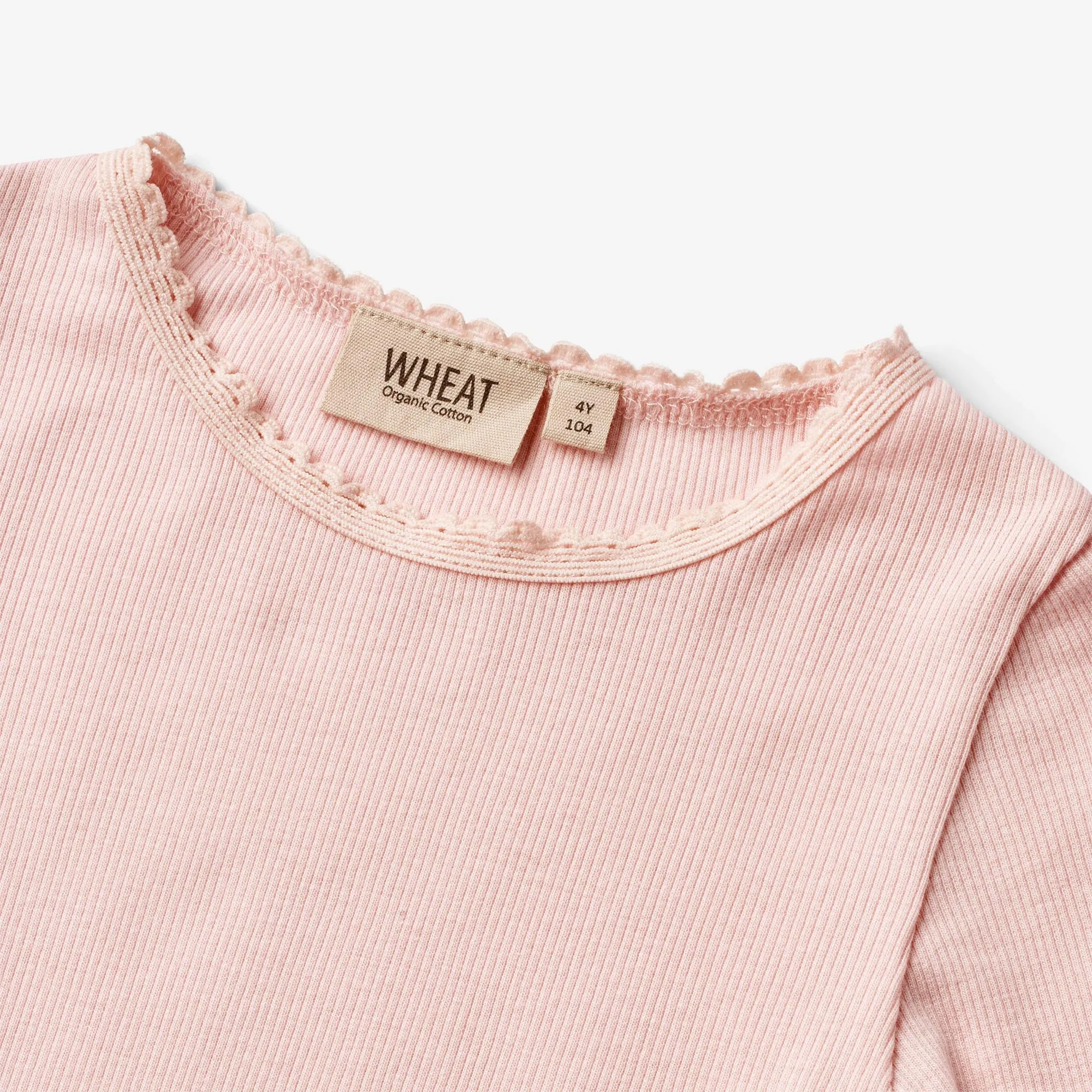Rib T-Shirt L/S Reese - rose ballet Wheat