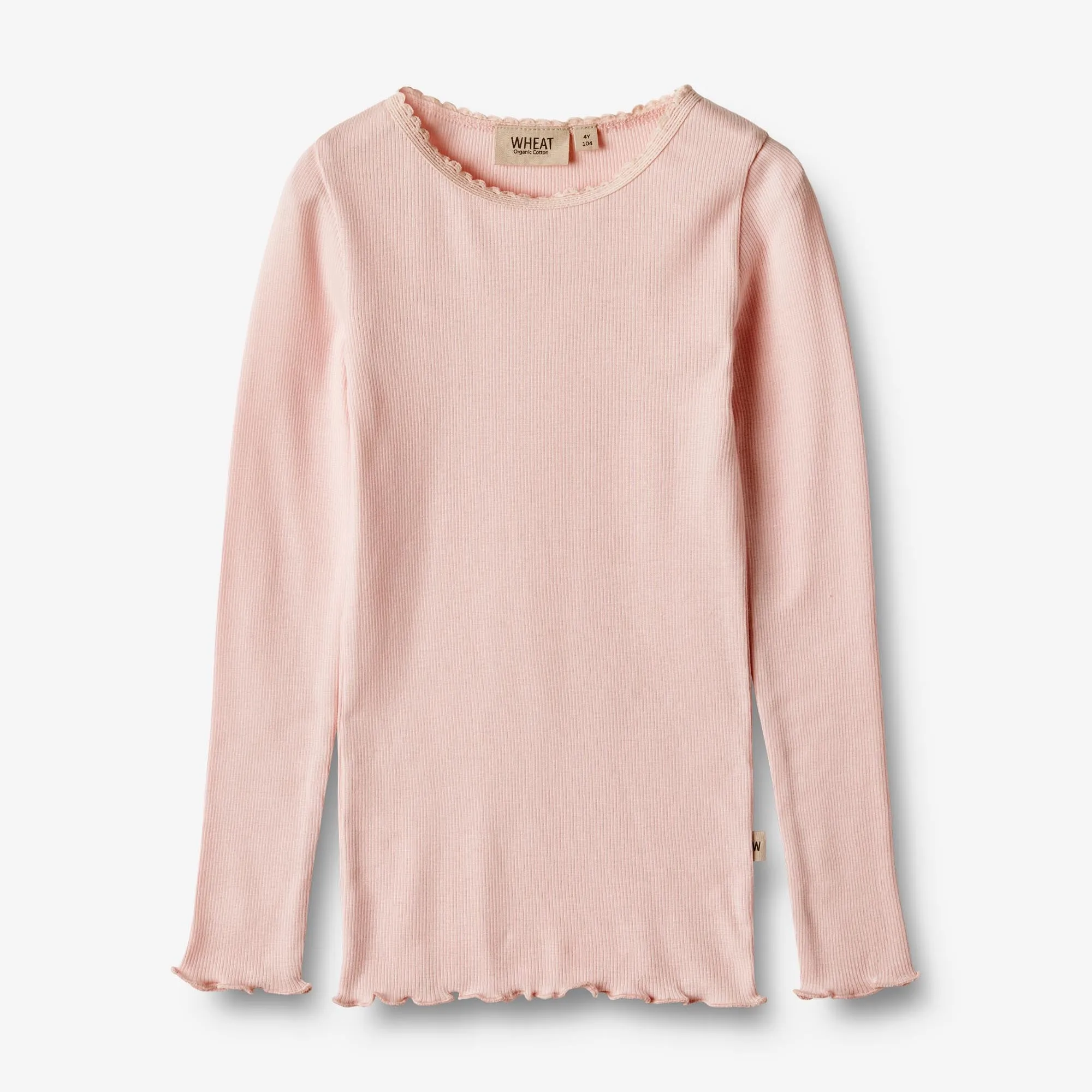 Rib T-Shirt L/S Reese - rose ballet Wheat