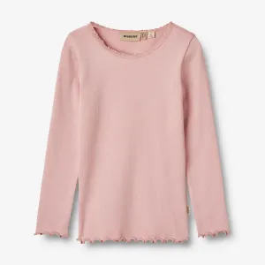 Rib T-Shirt L/S Reese - rose frost Wheat