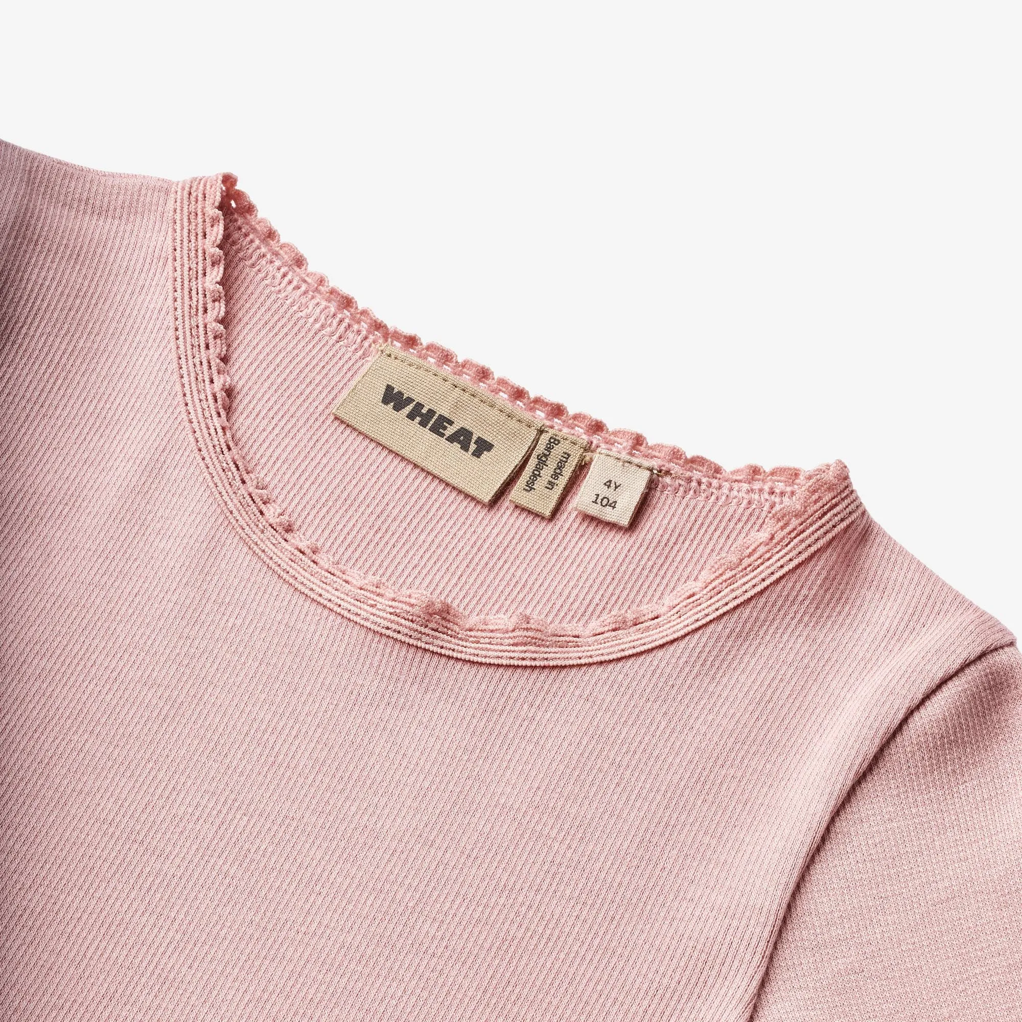 Rib T-Shirt L/S Reese - rose frost Wheat