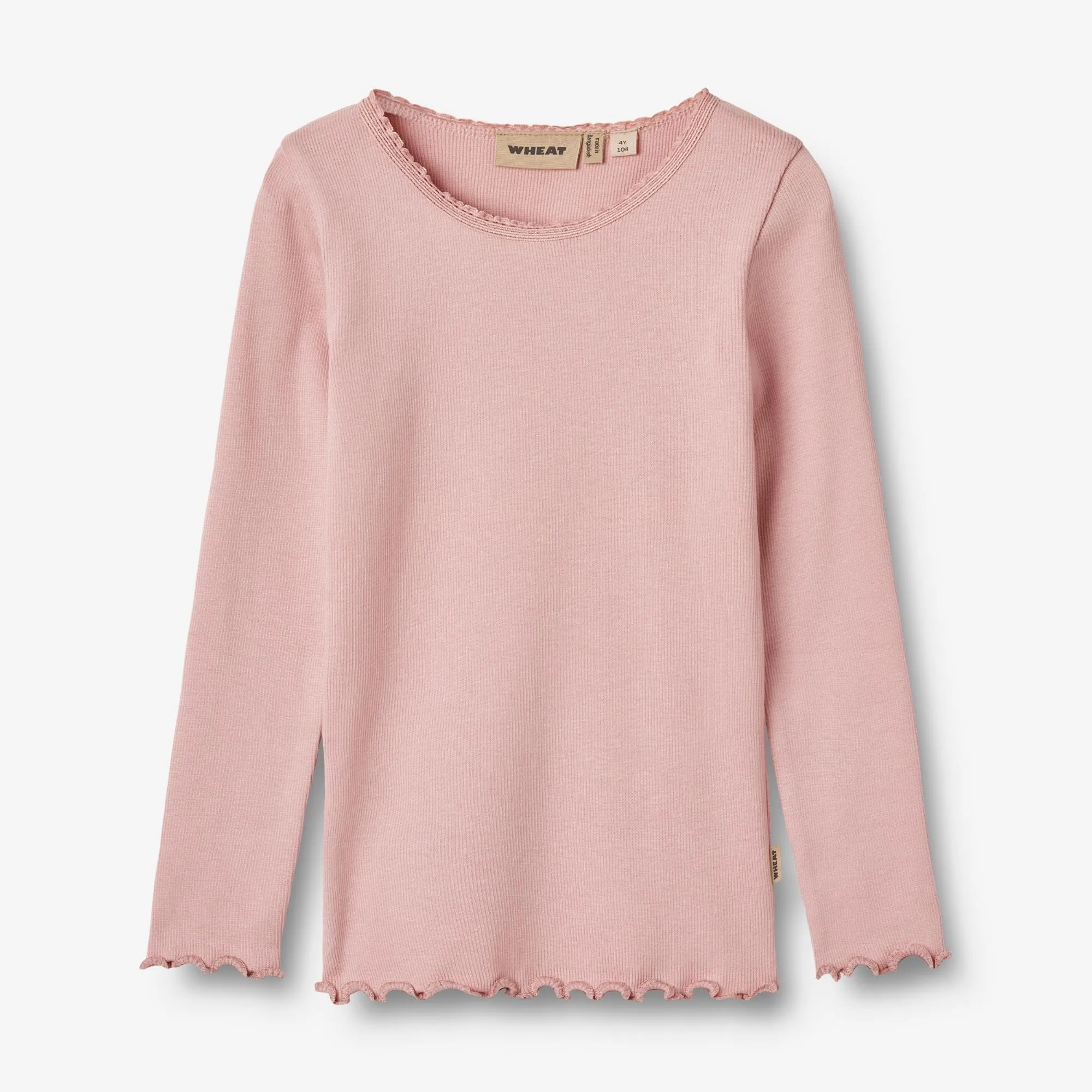 Rib T-Shirt L/S Reese - rose frost Wheat