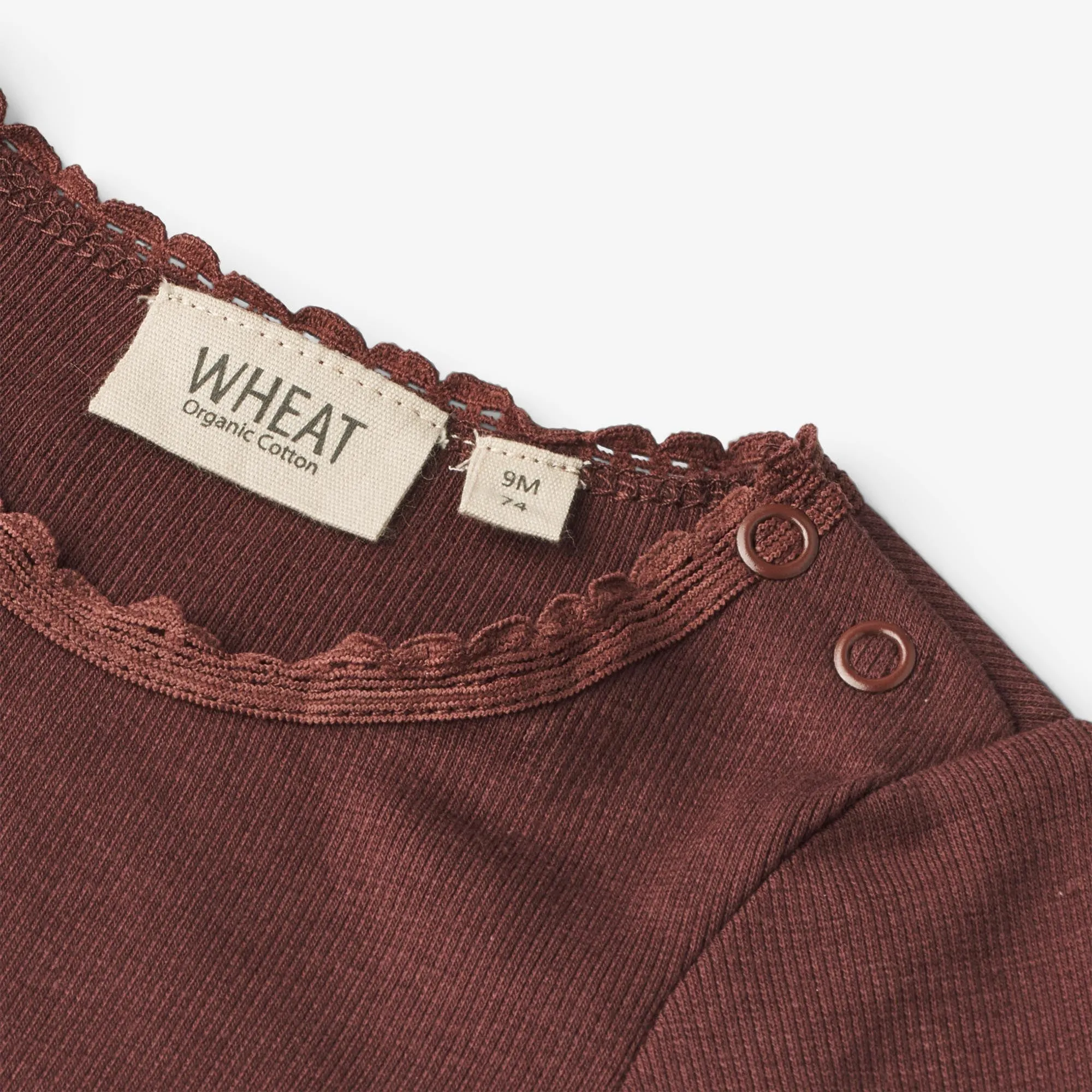 Rib T-Shirt Reese | Baby - aubergine Wheat