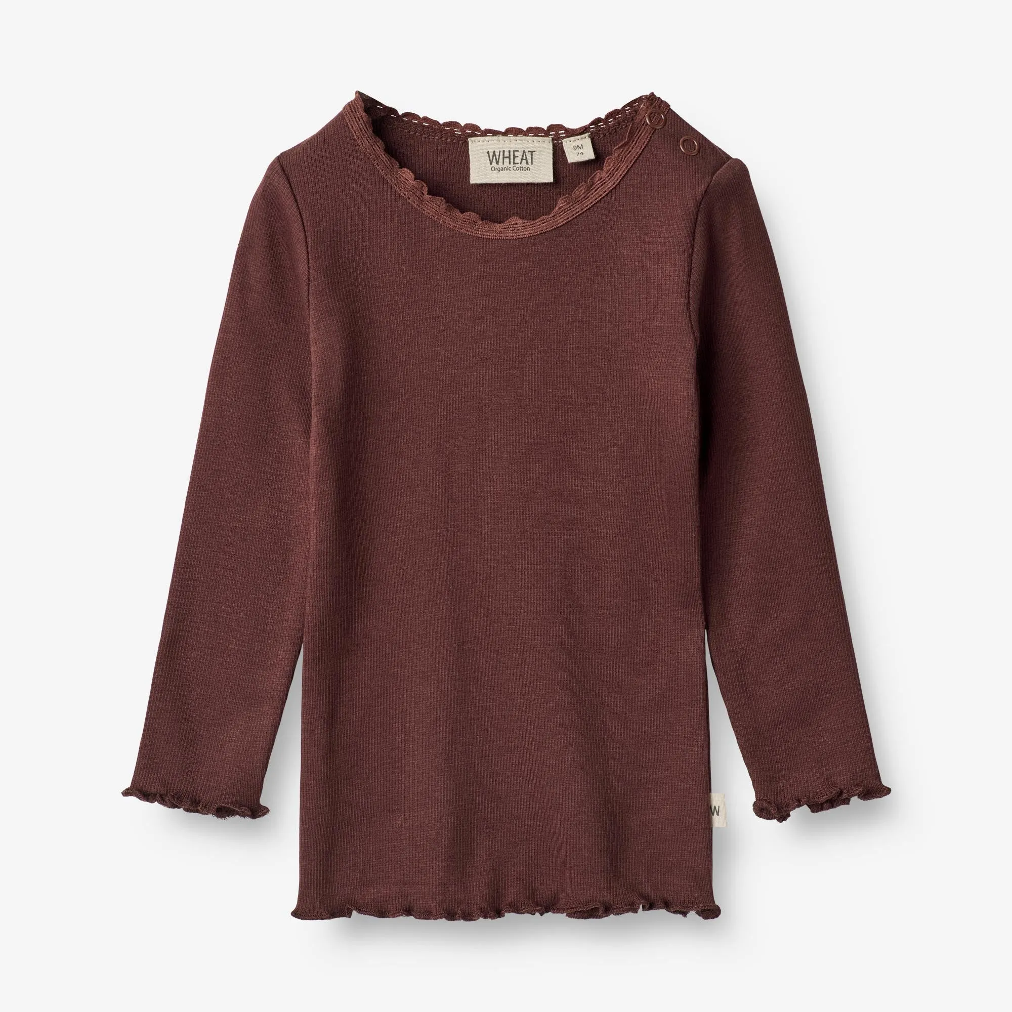 Rib T-Shirt Reese | Baby - aubergine Wheat