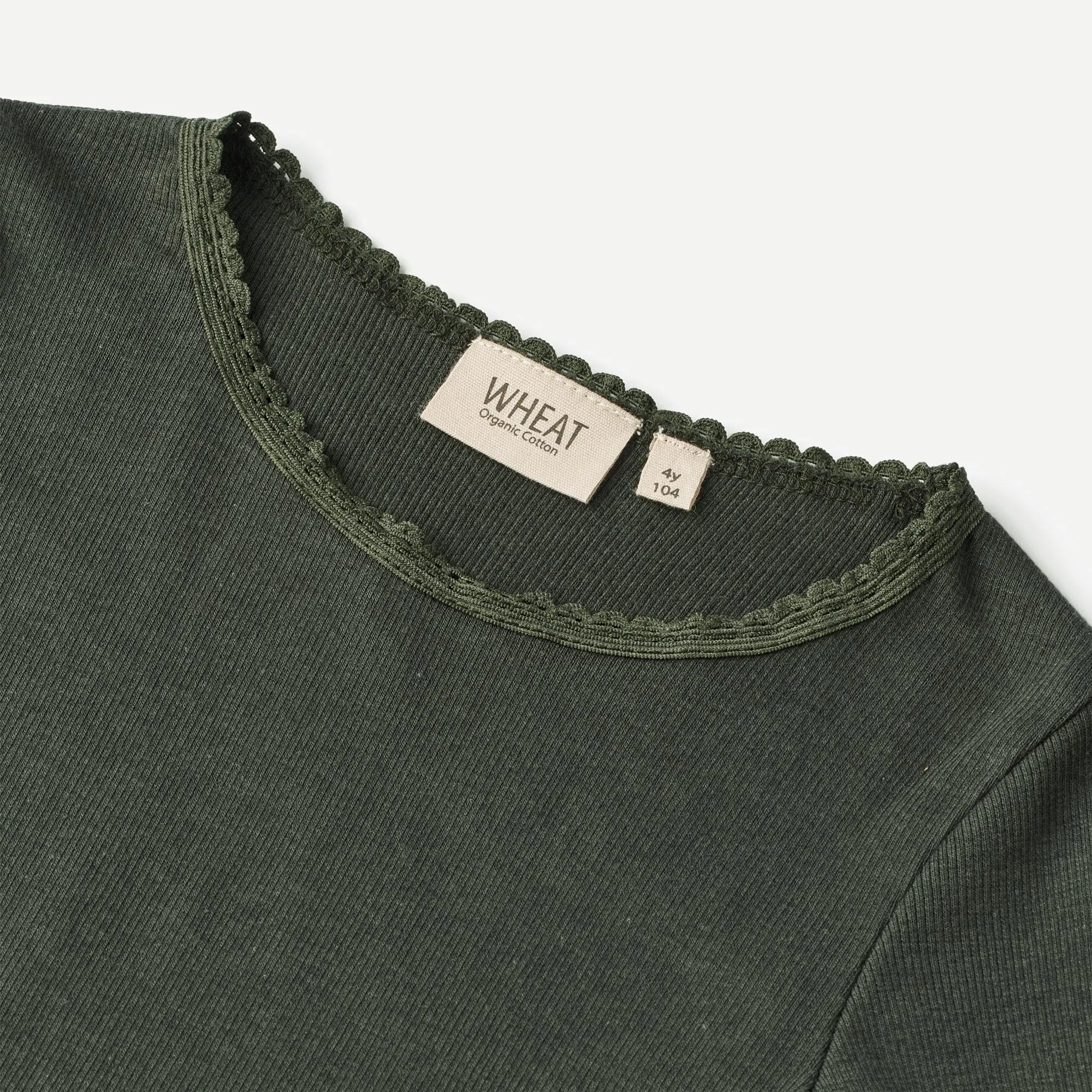 Rib T-Shirt Reese - black coal Wheat