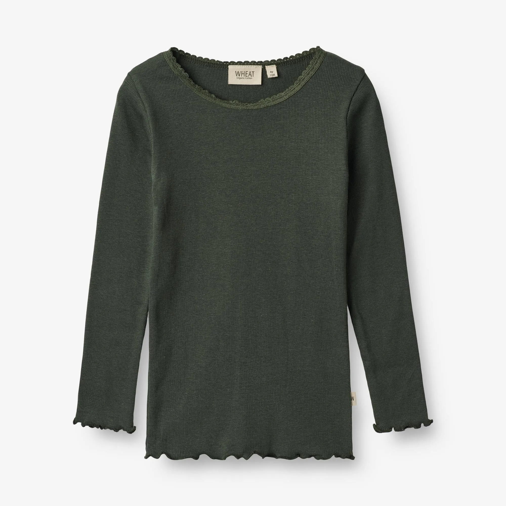 Rib T-Shirt Reese - black coal Wheat