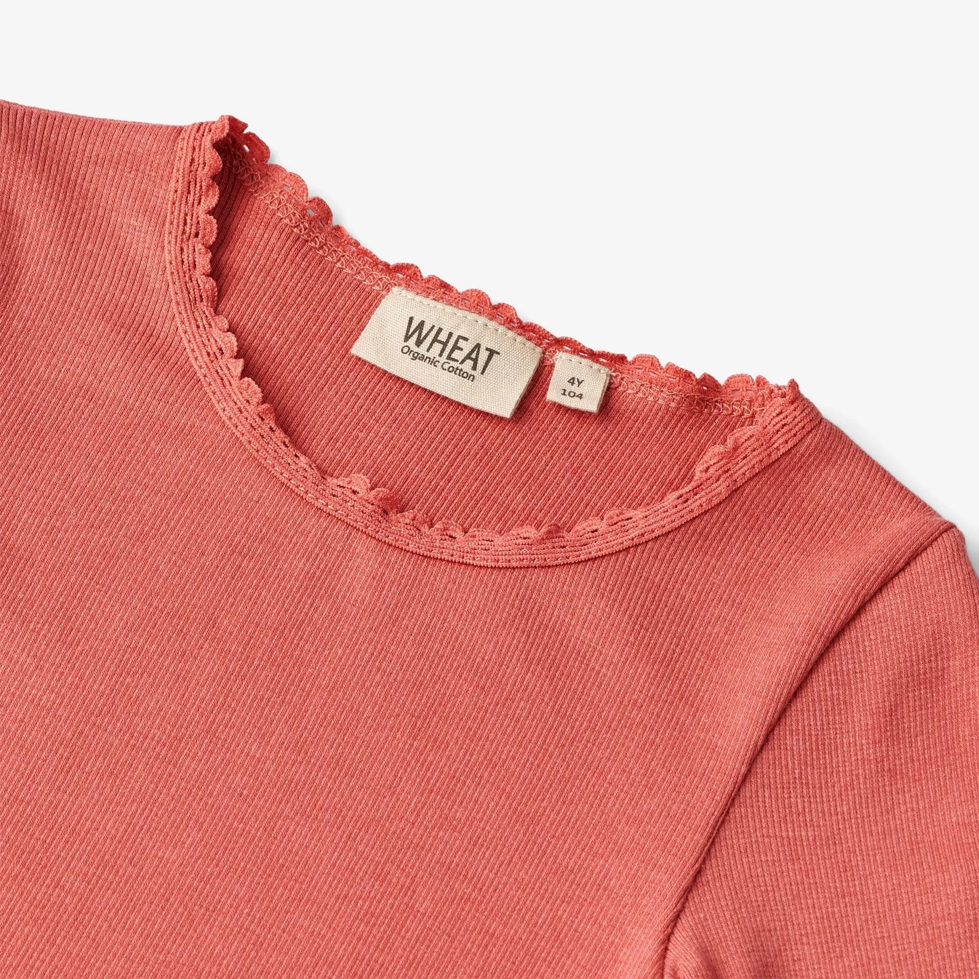 Rib T-Shirt Reese - faded rose Wheat