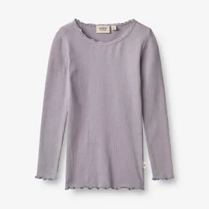 Rib T-Shirt Reese - lavender Wheat