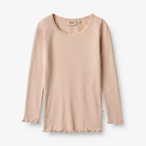 Rib T-Shirt Reese - rose dust Wheat