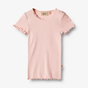 Rib T-Shirt S/S Katie - rose ballet Wheat