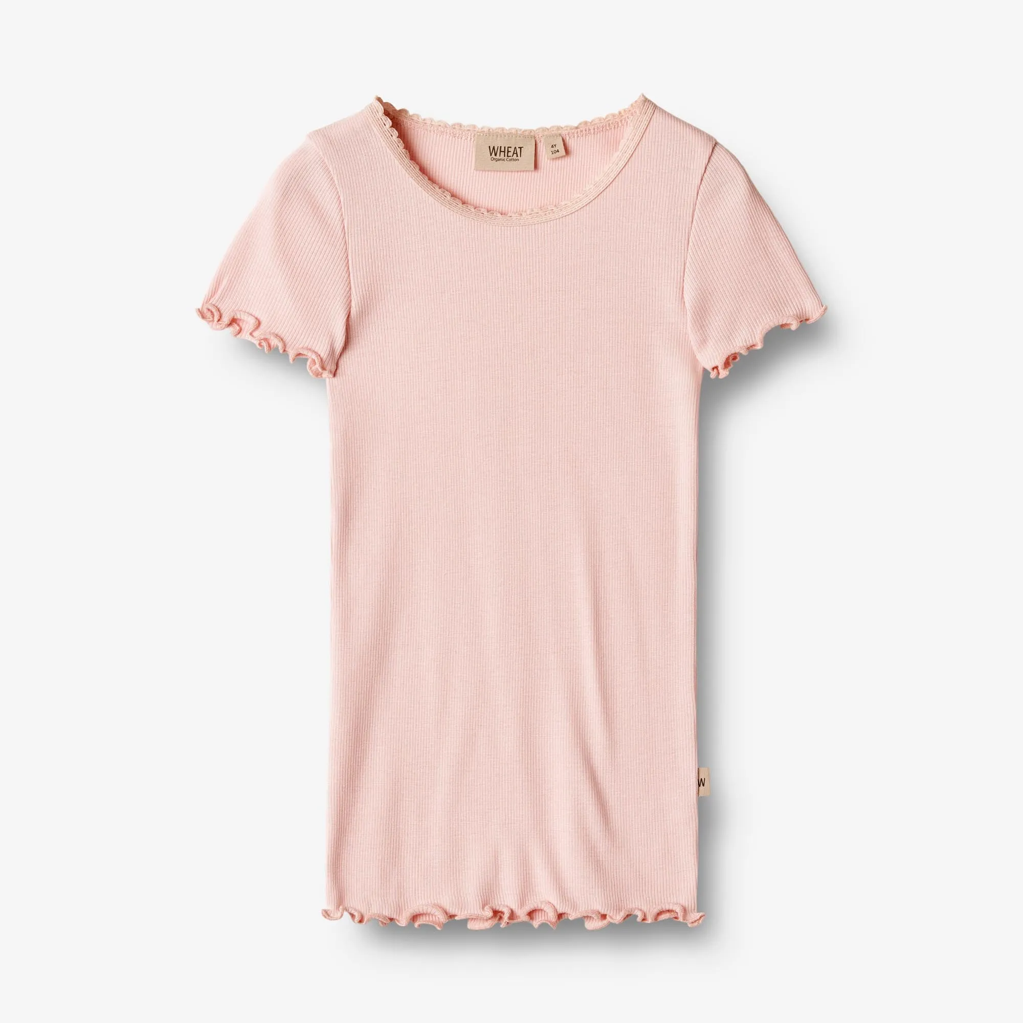 Rib T-Shirt S/S Katie - rose ballet Wheat