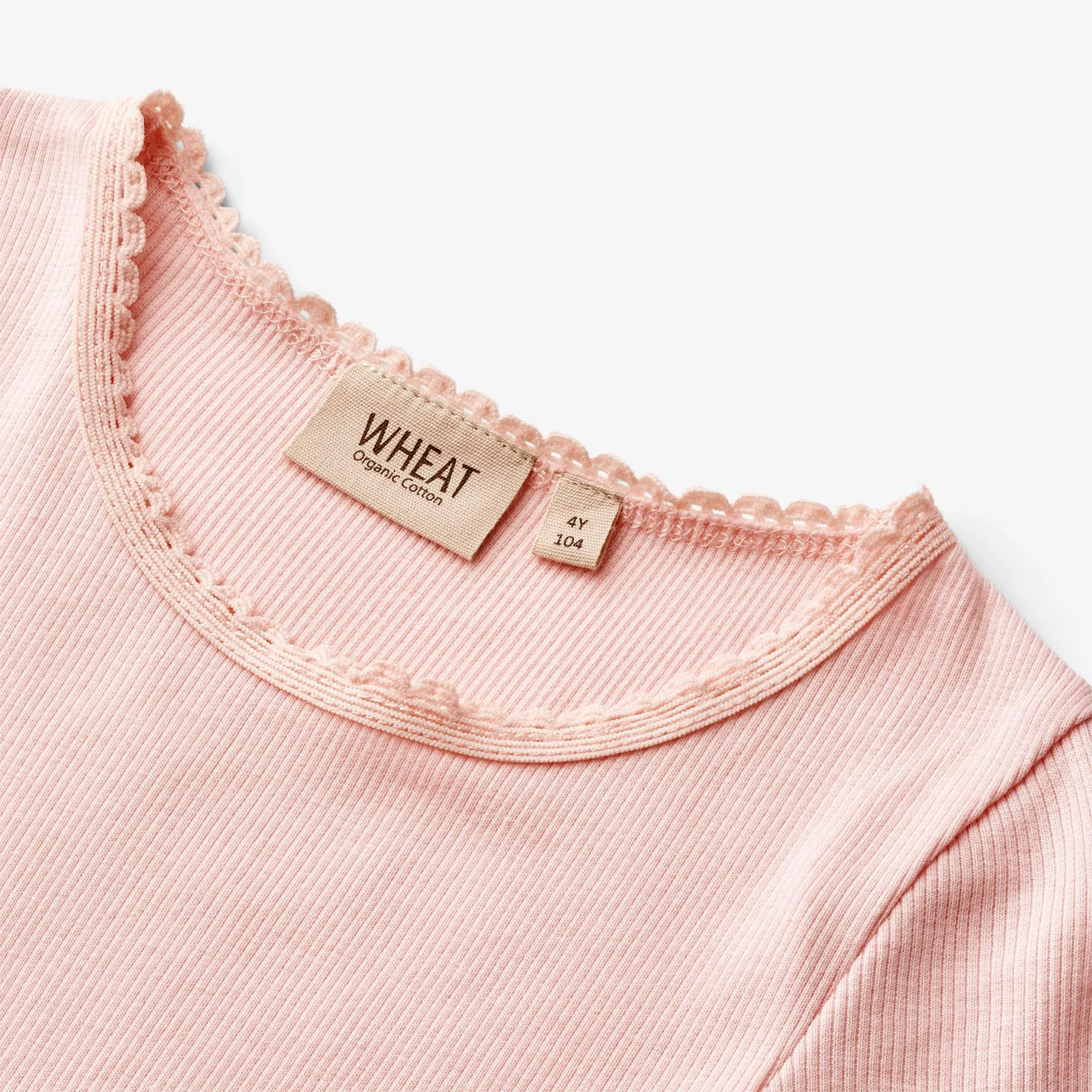 Rib T-Shirt S/S Katie - rose ballet Wheat