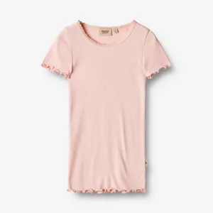 Rib T-Shirt S/S Katie - rose ballet Wheat