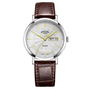 Rotary Windsor Brown Leather Strap Mens Watch GS05420/02