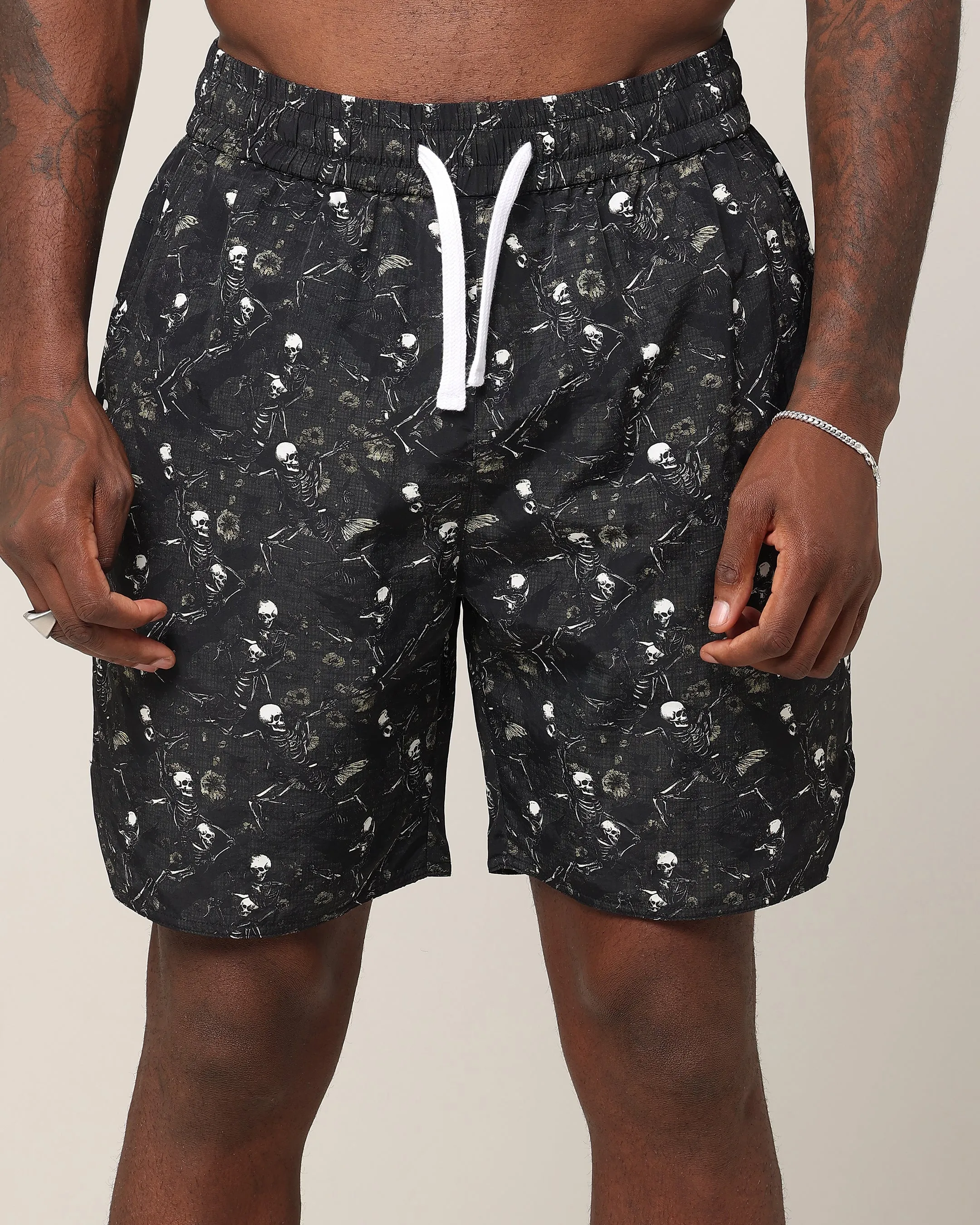 Saint Morta Netherworld Nylon Shorts Multi