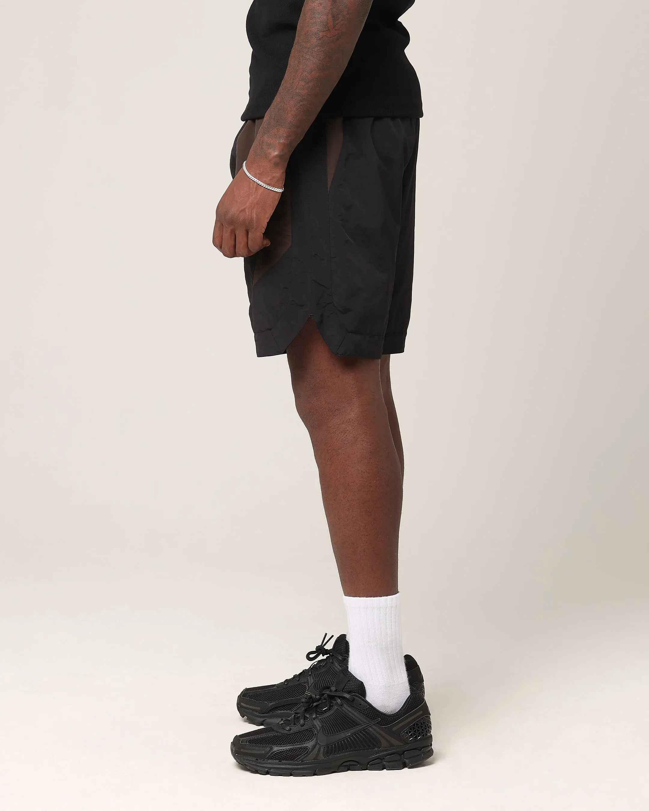 Saint Morta Rage Nylon Shorts Black/Brown