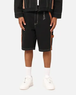 Saint Morta Rodeo Denim Shorts Black