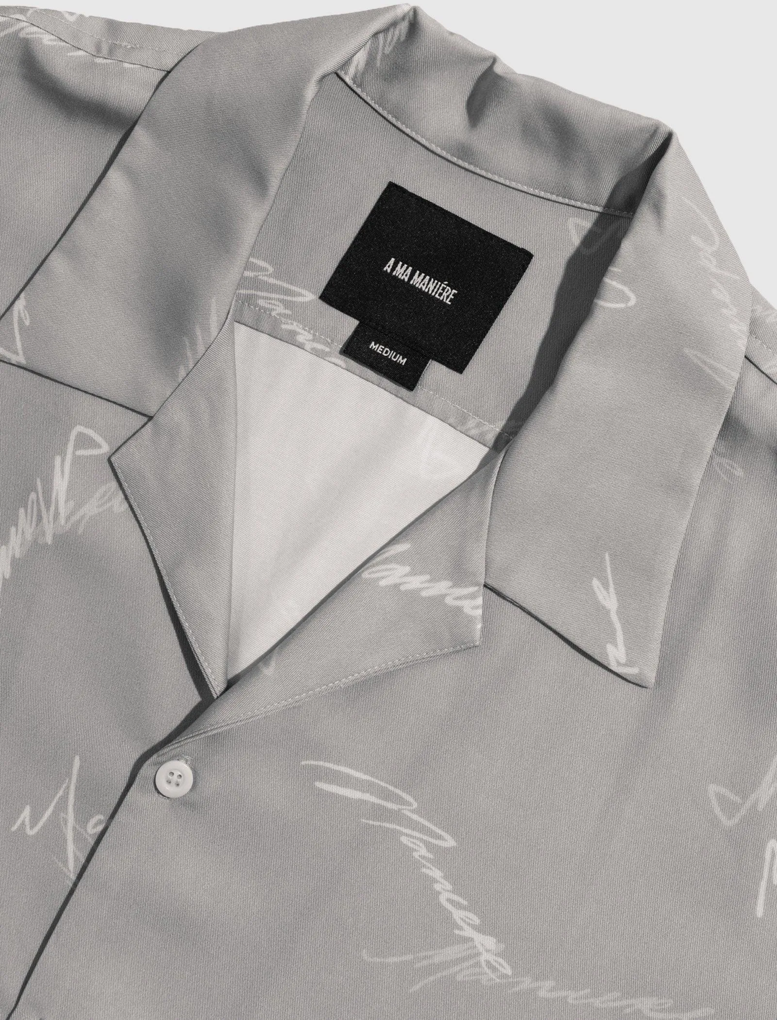SCRIPT WOVEN SHIRT