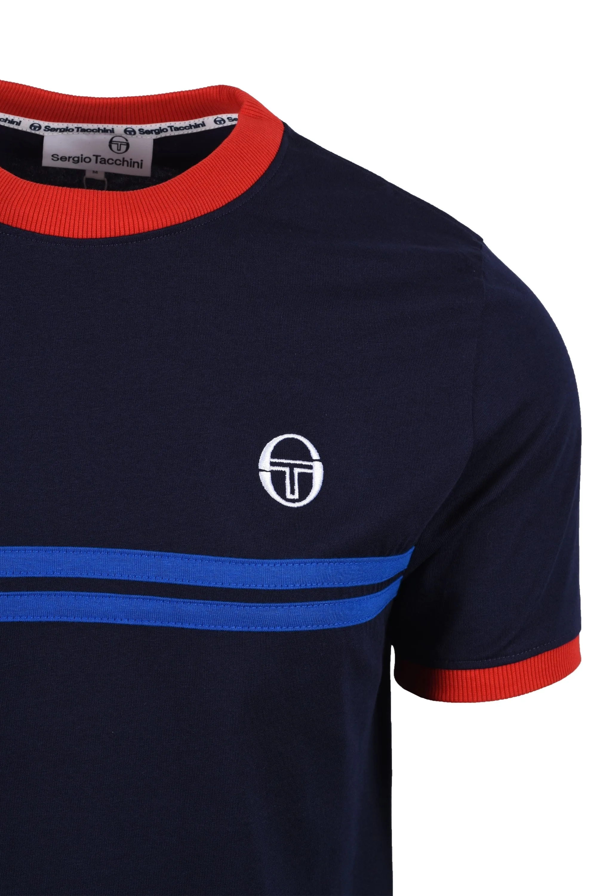 Sergio Tacchini Supermac T-shirt Navy/Red