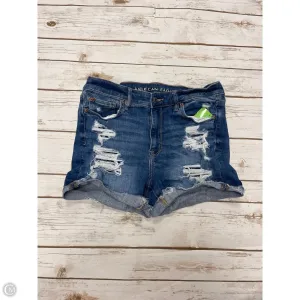 Shorts By American Eagle In Blue Denim, Size: 10