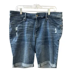 Shorts By Ava & Viv In Blue, Size:18