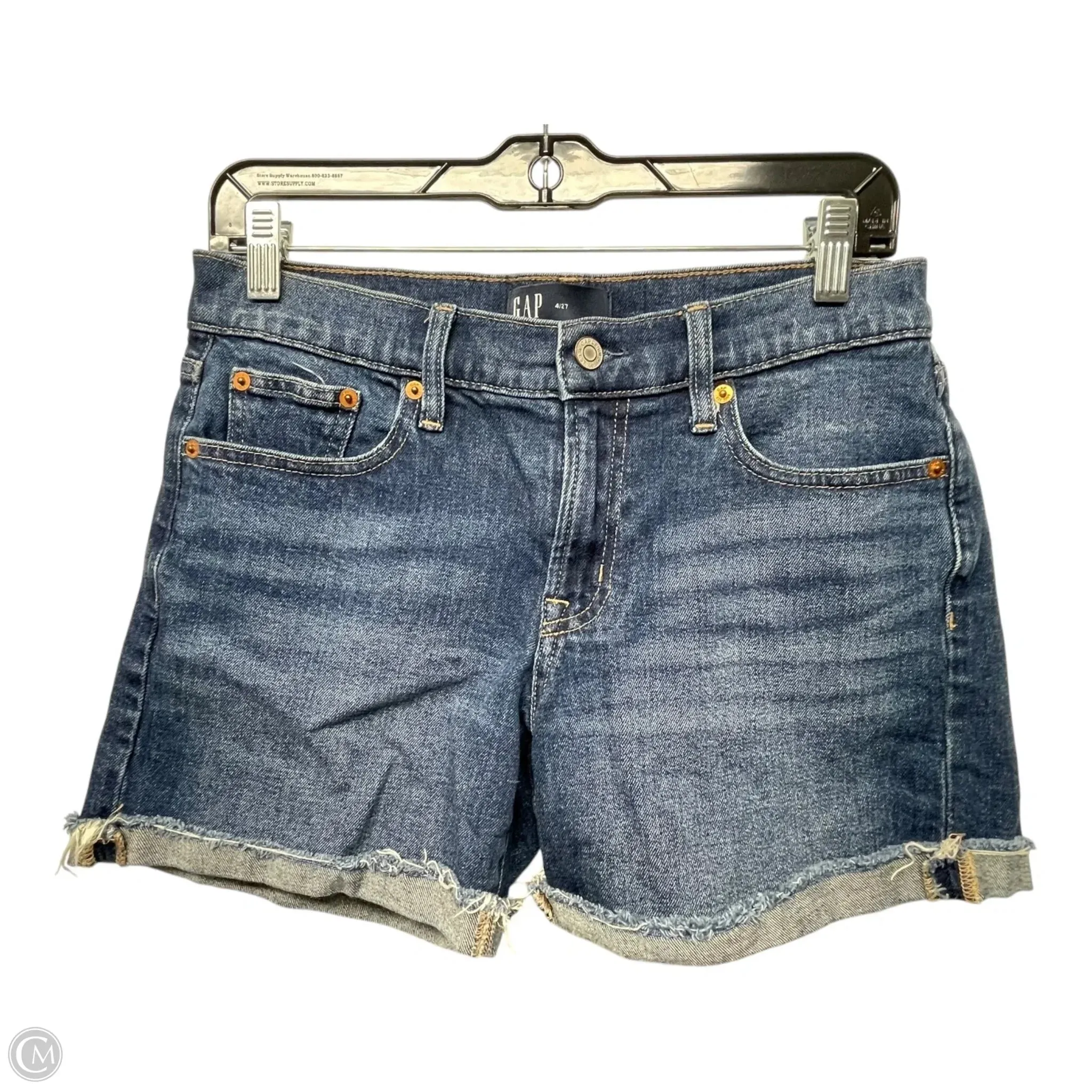 Shorts By Gap In Blue Denim, Size: 4