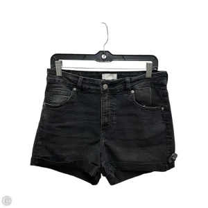 Shorts By H&m In Black, Size: 12