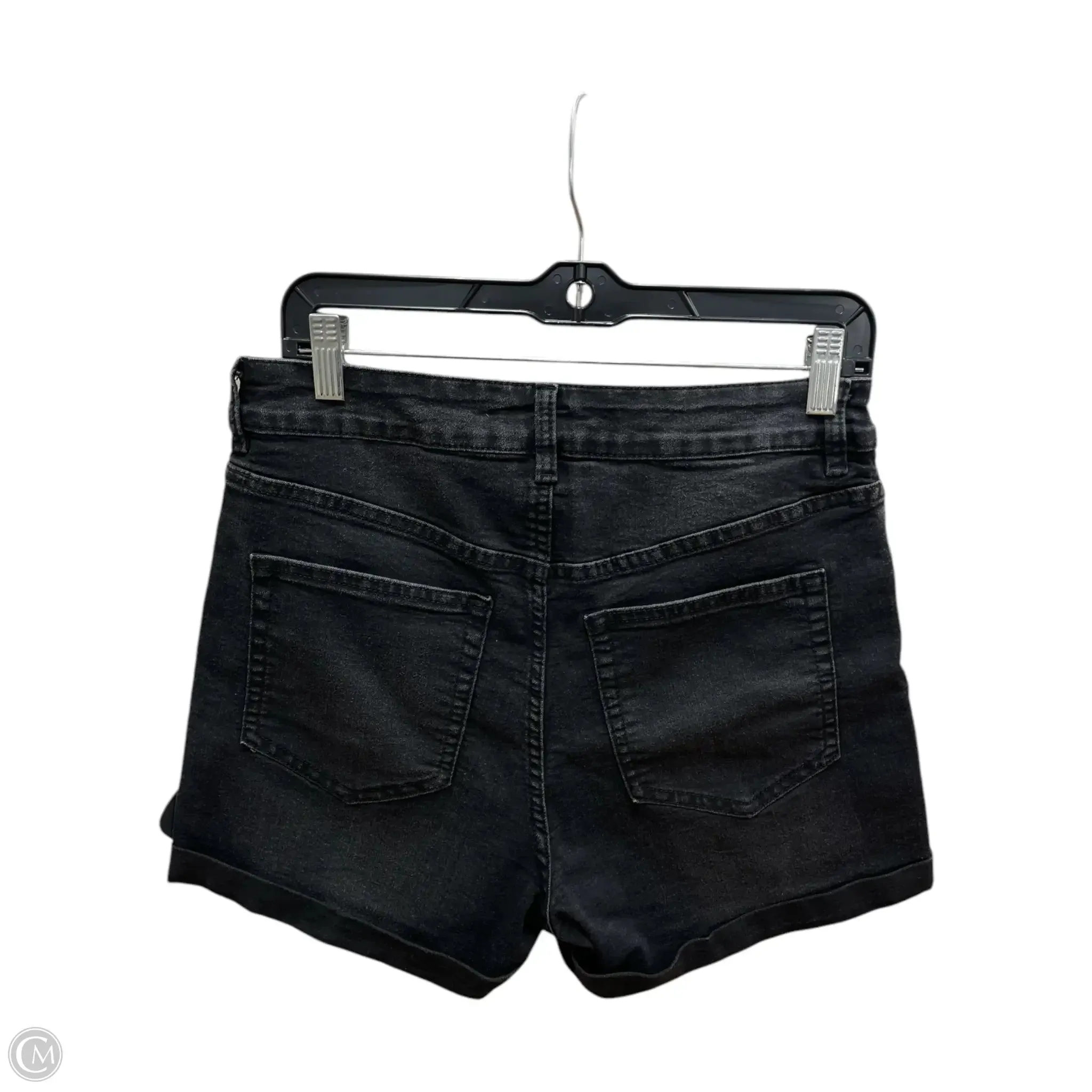 Shorts By H&m In Black, Size: 12