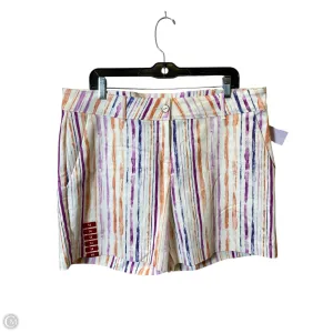 Shorts By Isaac Mizrahi In Multi-colored, Size: 14