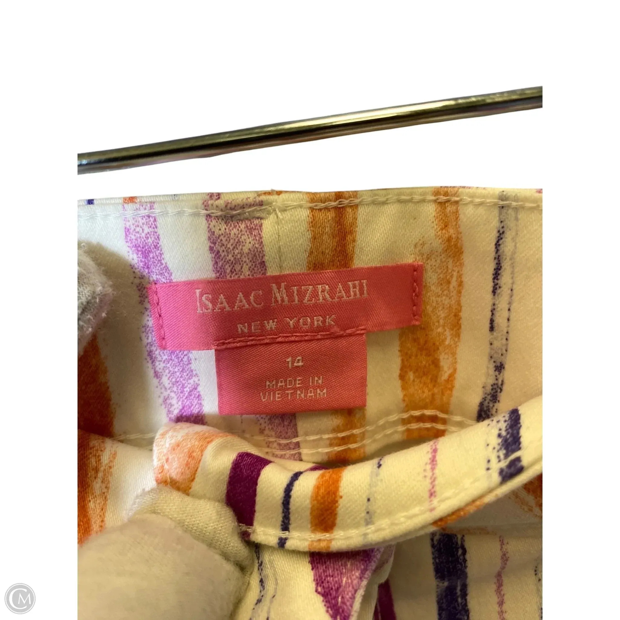 Shorts By Isaac Mizrahi In Multi-colored, Size: 14